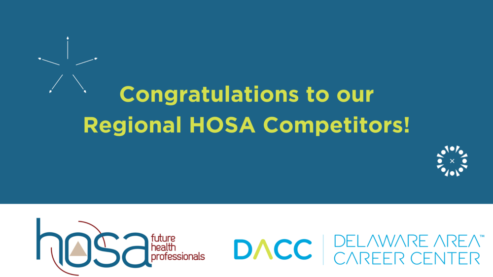 Congratulations to our Regional HOSA Competitors