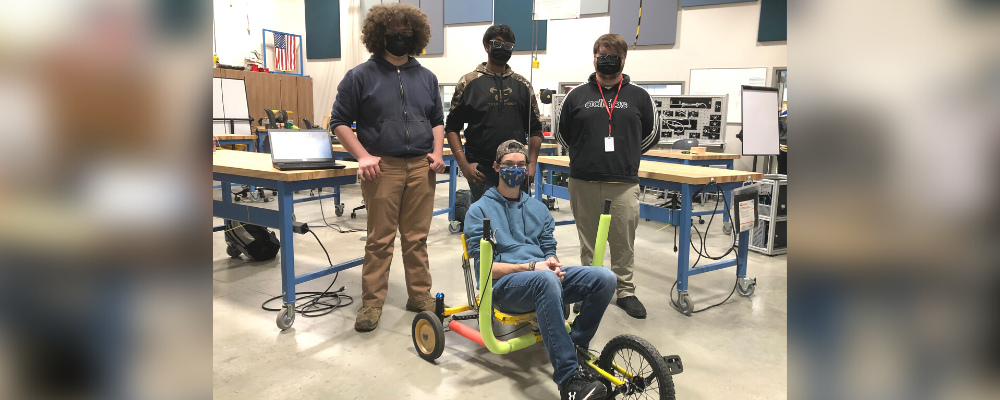 Engineering students build tricycles