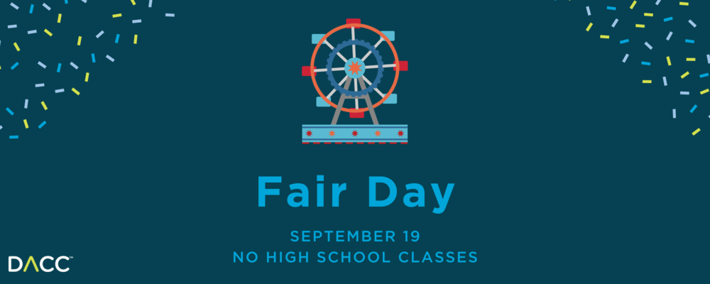 Fair Day September 19 No High School Classes