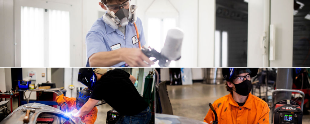 Automotive Collision Students