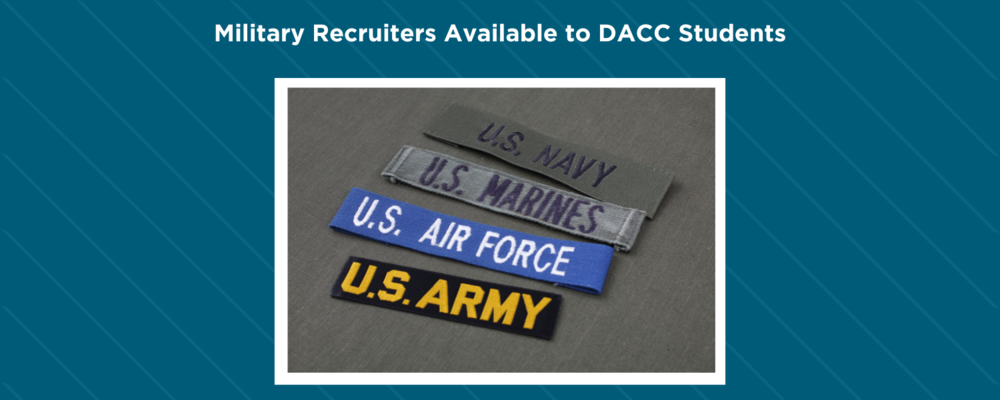 Military Recruiters Available to DACC Students