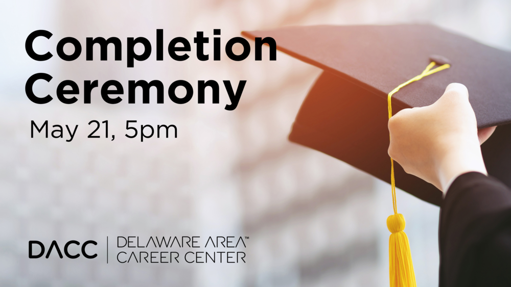 Completion Ceremony will take place on May 21 at 5pm
