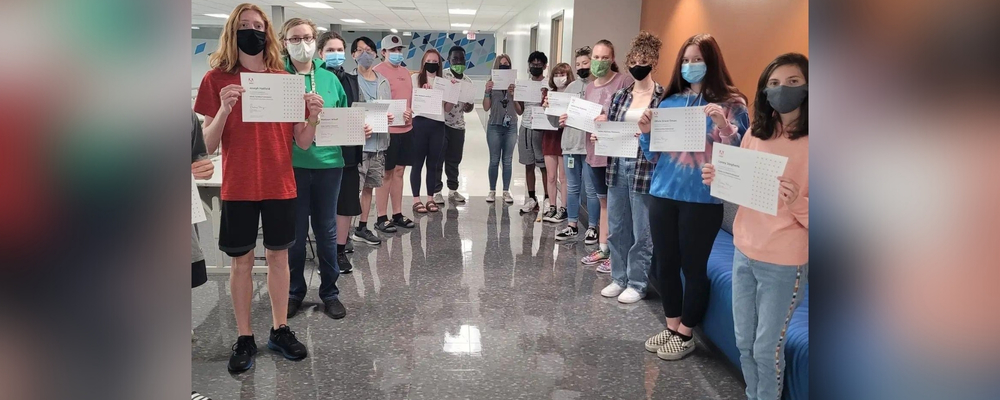 Digital Design Students Earn Photoshop Certification