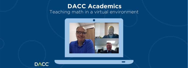 DACC Academics Teaching math in a virtual environment